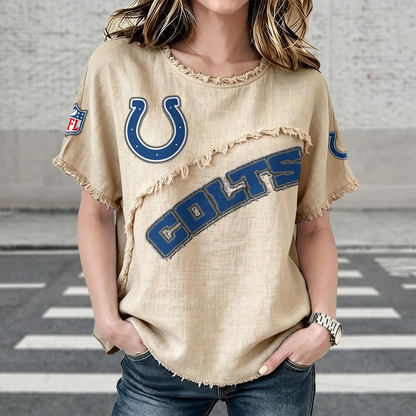 IND x NFL Womenƒ??s Vintage O-Neck 2905 DatND DVT