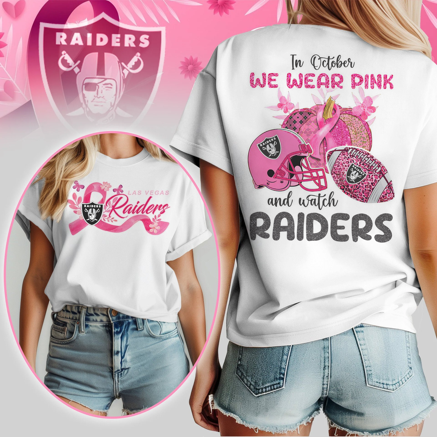 In October We Wear Pink And Watch LVR Shirt  300626