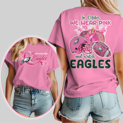 In October We Wear Pink And Watch PE Shirt  300626