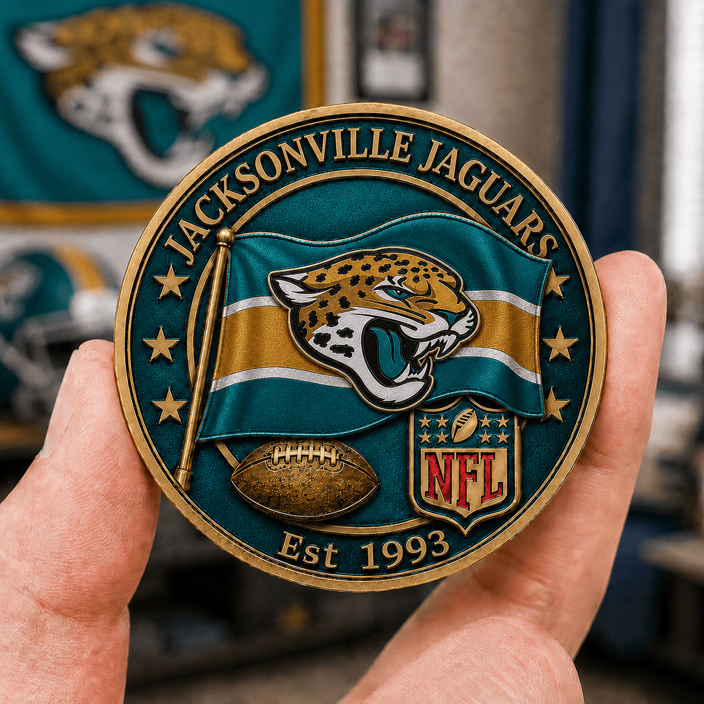JAC Premium NFL Fan Pride Commemorative Coin 1906