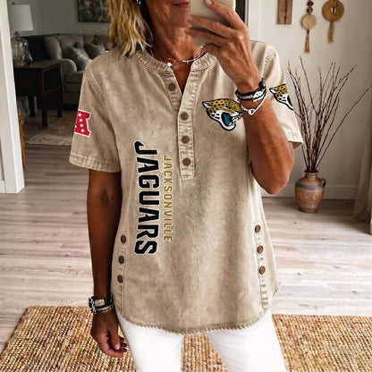 JAC x NFL Womenƒ??s Denim Casual Tops DATND LBN 190526
