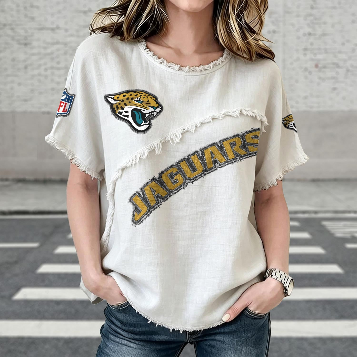 JAC x NFL Womenƒ??s Vintage O-Neck 2905 DatND DVT