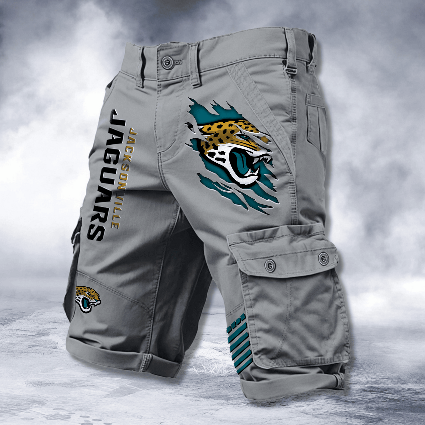 JAX x NFL Cotton Cargo Shorts DATND TANTD 2705