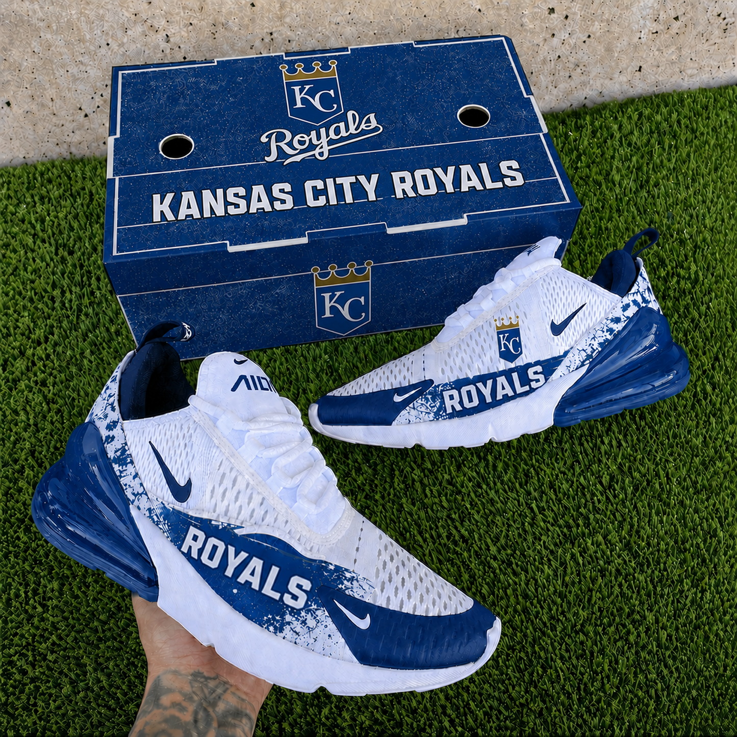 KC x MLB Nike Air Max 270 Shoes 1905 DatND DVT