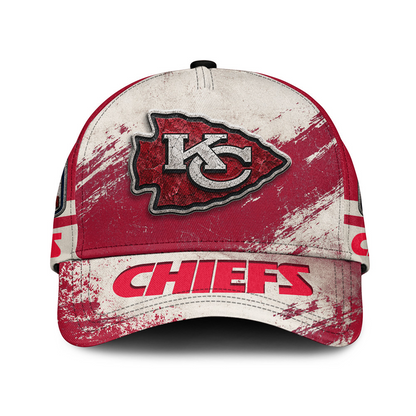 KC x NFL Grunge Style Team Premium Cap 0207