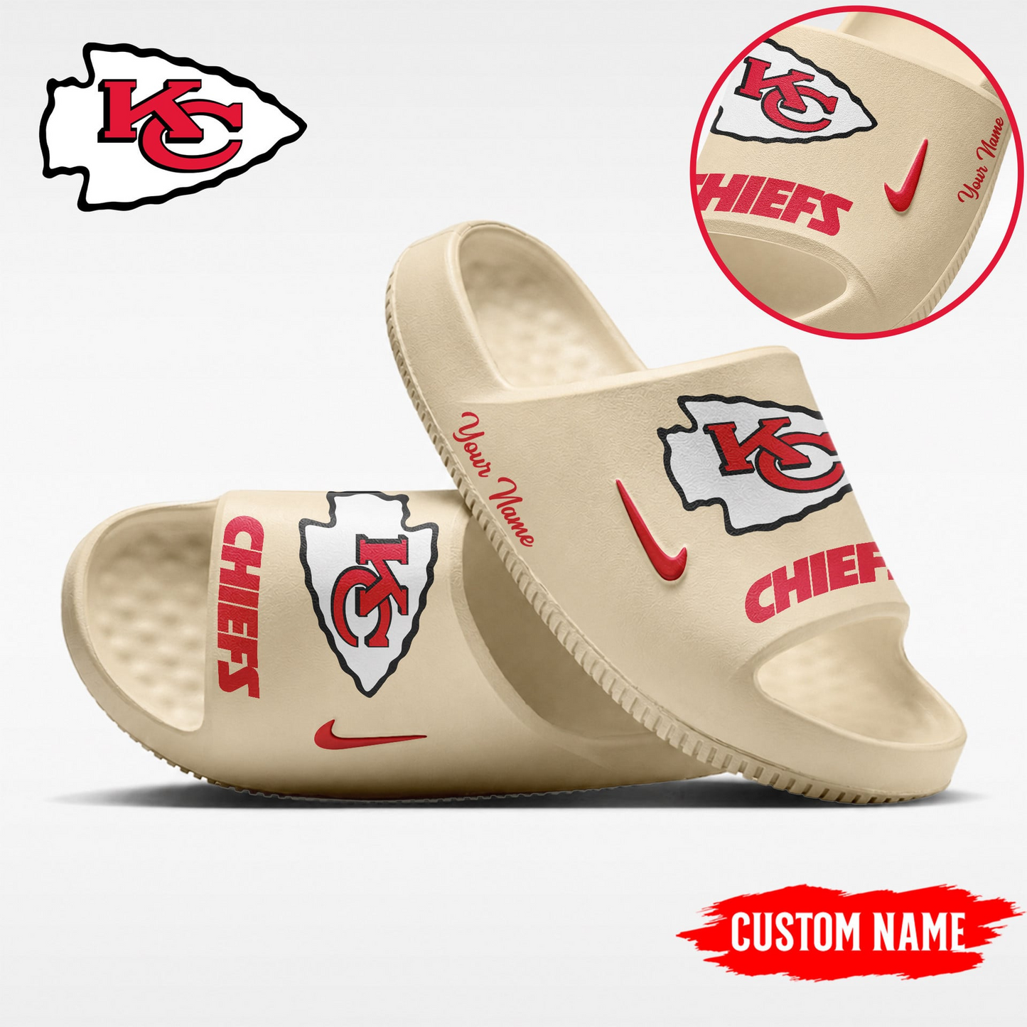 KCC Premium NFL Unisex Slides 200626