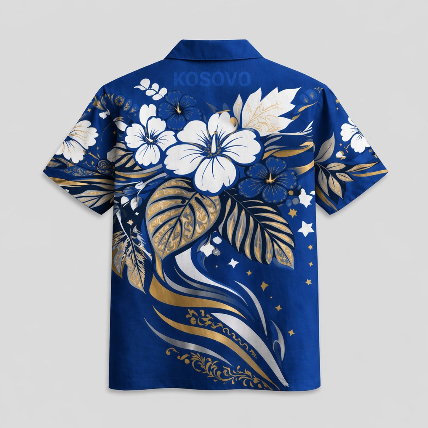 Kosovo World Cup 2026 Floral Hawaiian Shirt PVT02 DATND LBN 90526