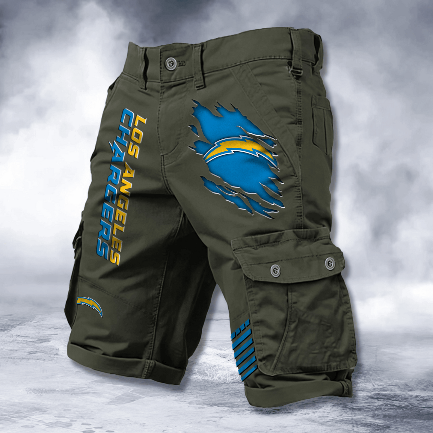 LAC x NFL Cotton Cargo Shorts DATND TANTD 2705
