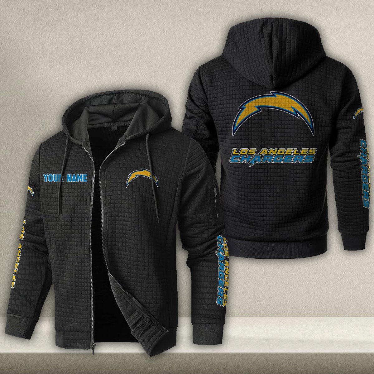 LAC x NFL Quilted Zip Hoodie DatND DVT
