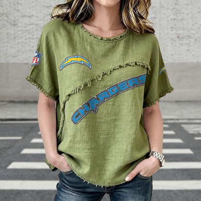 LAC x NFL Womenƒ??s Vintage O-Neck 2905 DatND DVT