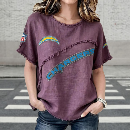 LAC x NFL Womenƒ??s Vintage O-Neck 2905 DatND DVT