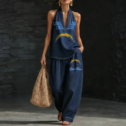 LAC x NFL Women's Vintage Washed Denim Suit DATND TANTD 030626