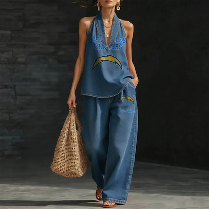 LAC x NFL Women's Vintage Washed Denim Suit DATND TANTD 030626