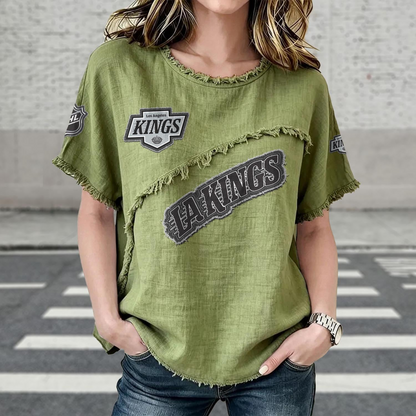LAK x NHL Womenƒ??s Vintage O-Neck 2905 DatND DVT
