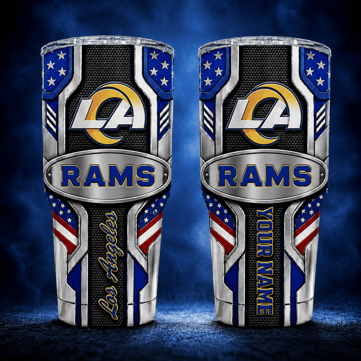 LAR Personalized Premium NFL V2 Classic Tumbler 220626