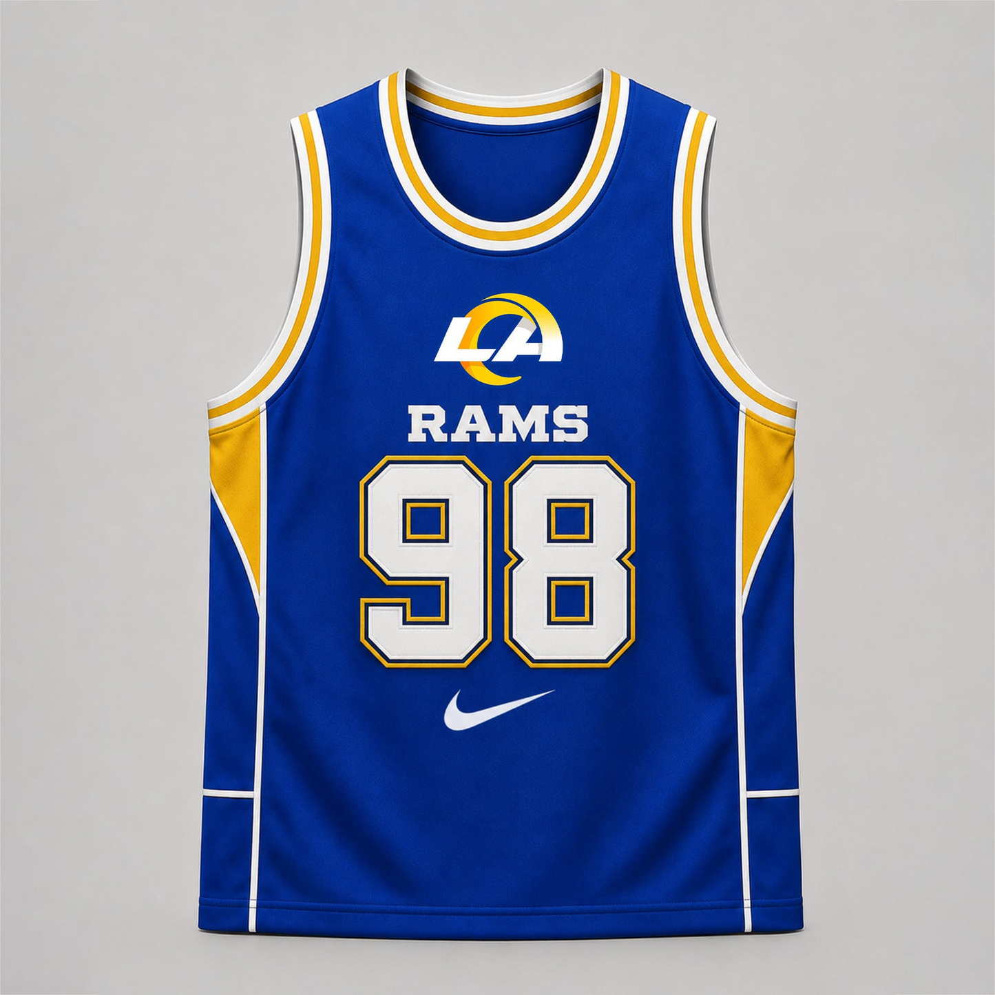 LAR Premium NFL Custom Basketball Tank Top For Men And Women 2406