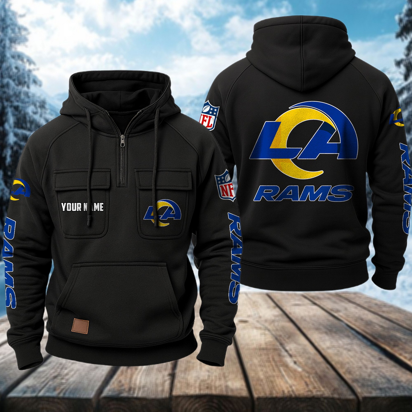 LAR x NFL Premium Hoodie DATND TANTD