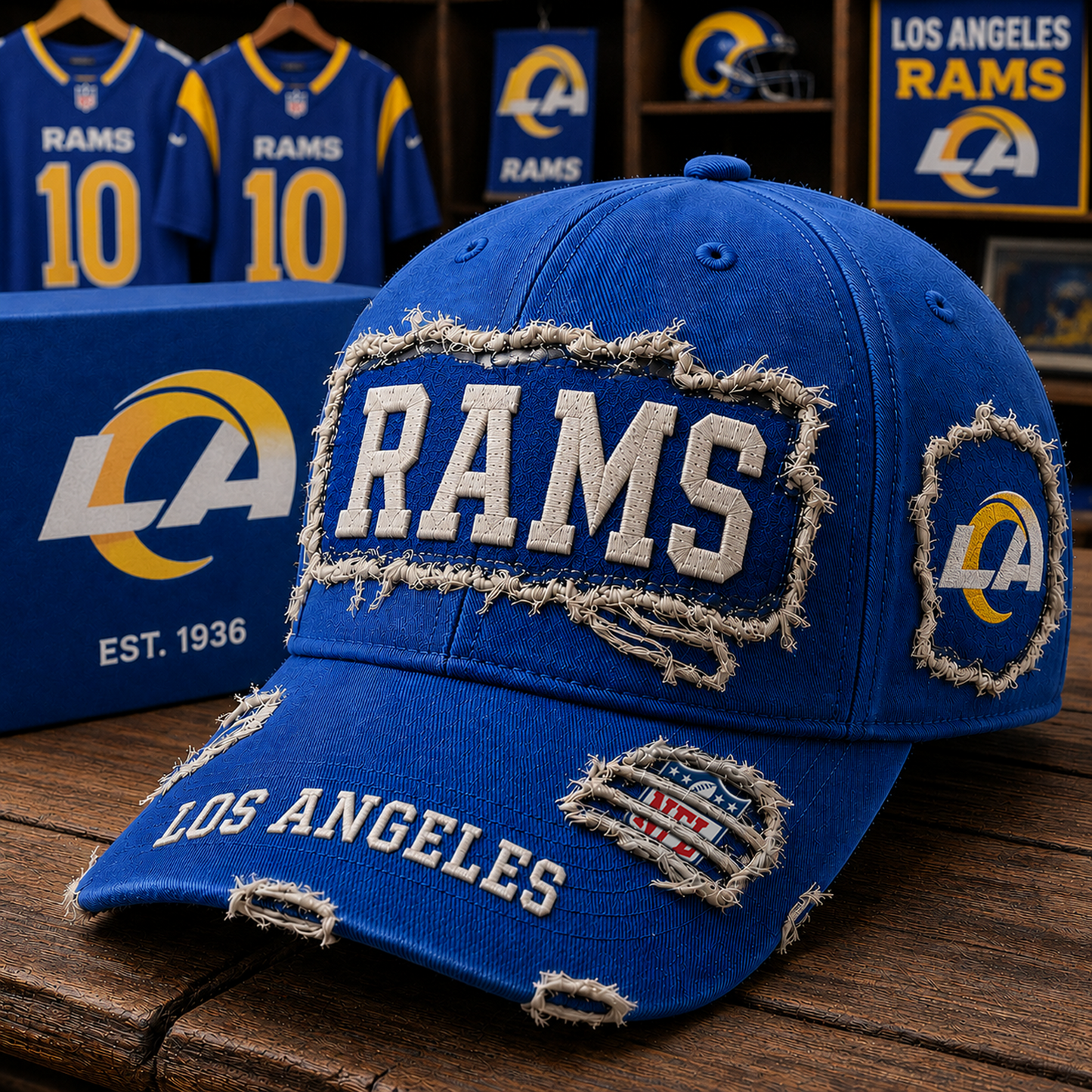 LAR x NFL Premium Patch Cap 1806