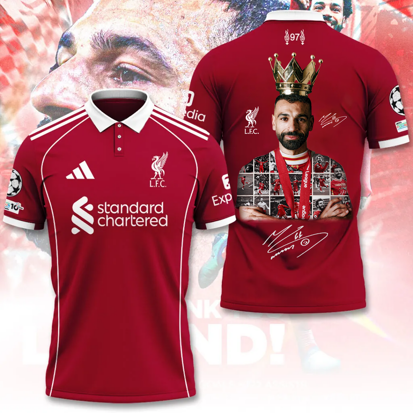 M.Salah 11 x LIV Premium 3D Shirt 2805 V2 DatND DVT
