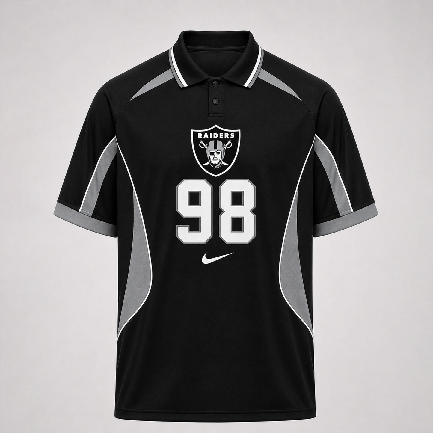 LV Premium NFL Custom Number Sports Style Polo Shirt 2406