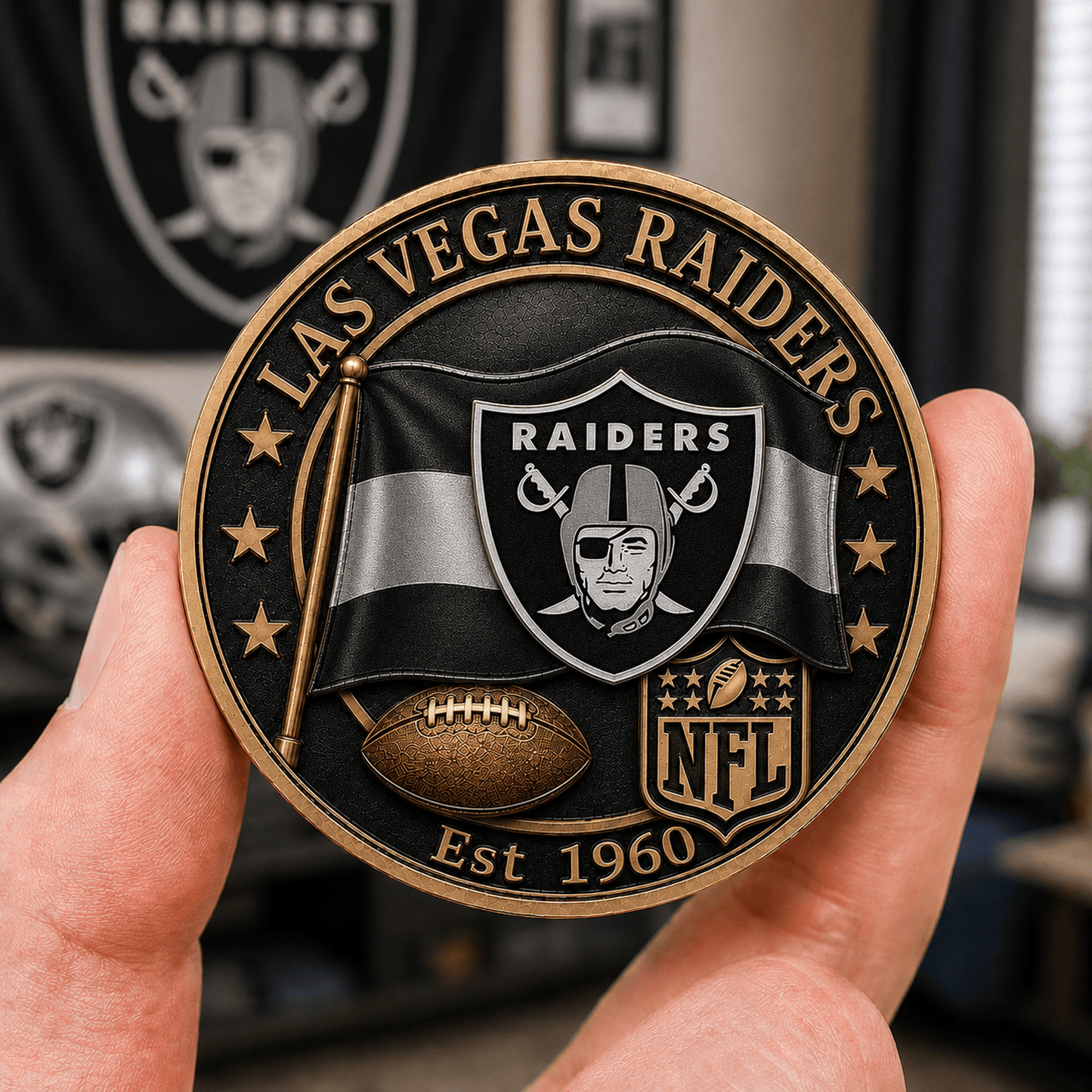 LV Premium NFL Fan Pride Commemorative Coin 1906
