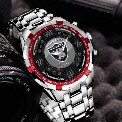 LV x NFL Stainless Steel Watch DatND DVT