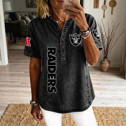LV x NFL Womenƒ??s Denim Casual Tops DATND LBN 190526