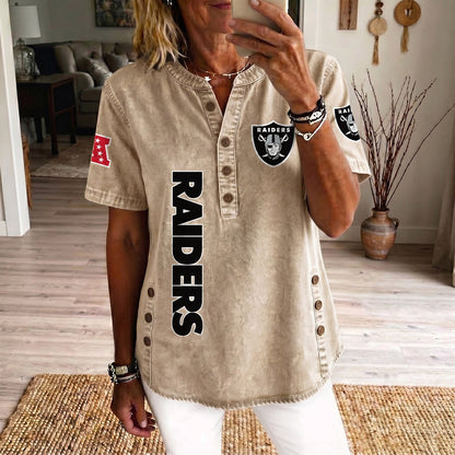 LV x NFL Womenƒ??s Denim Casual Tops DATND LBN 190526