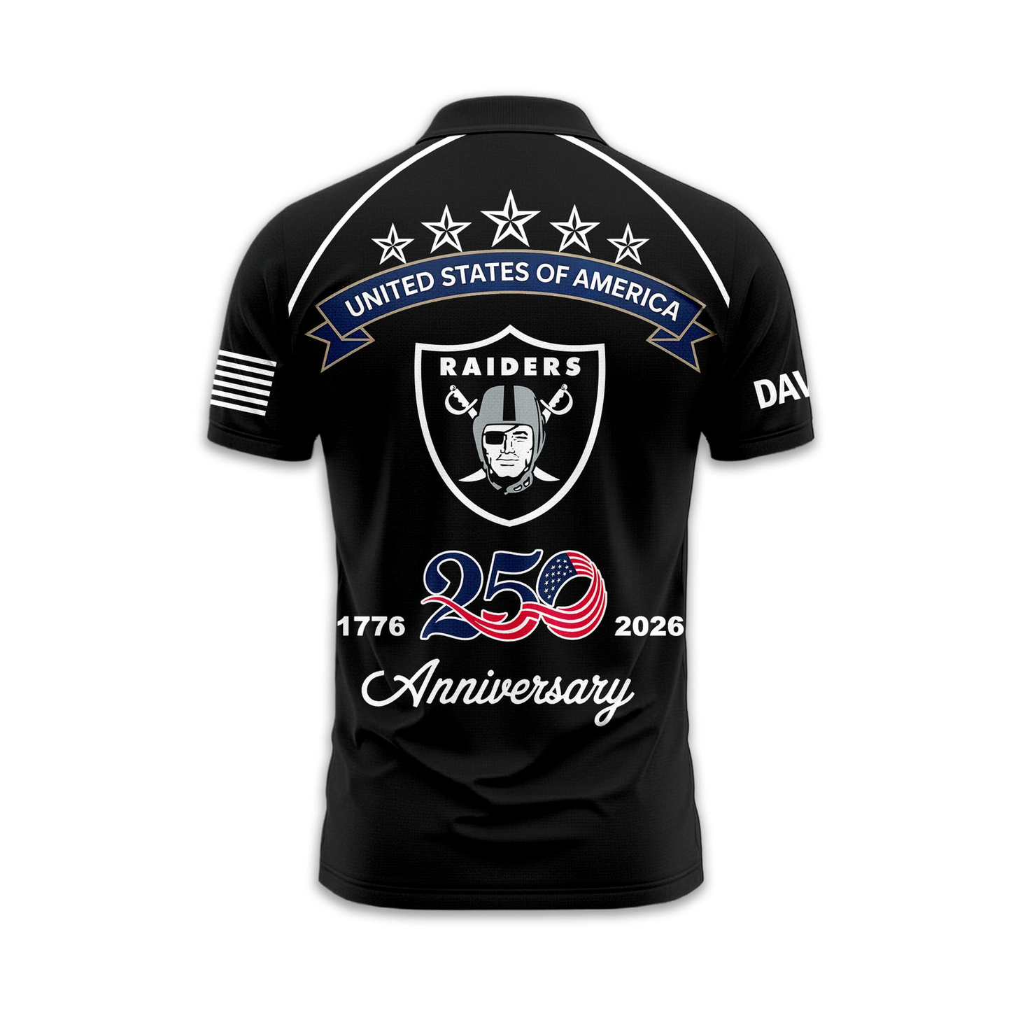 LVR Premium NFL American Semiquincentennial Polo Shirt 010726
