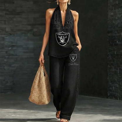 LVR x NFL Women's Vintage Washed Denim Suit DATND TANTD 030626