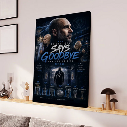 MC x Pep Guardiola Rectangle Canvas With Inner Frame 2105 DatND DVT