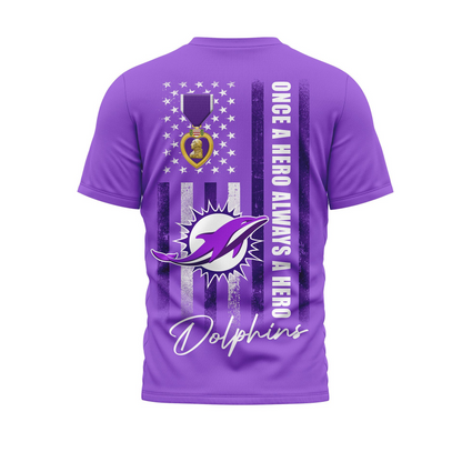 MD Premium National Purple Hear Day 3D Shirt  300626