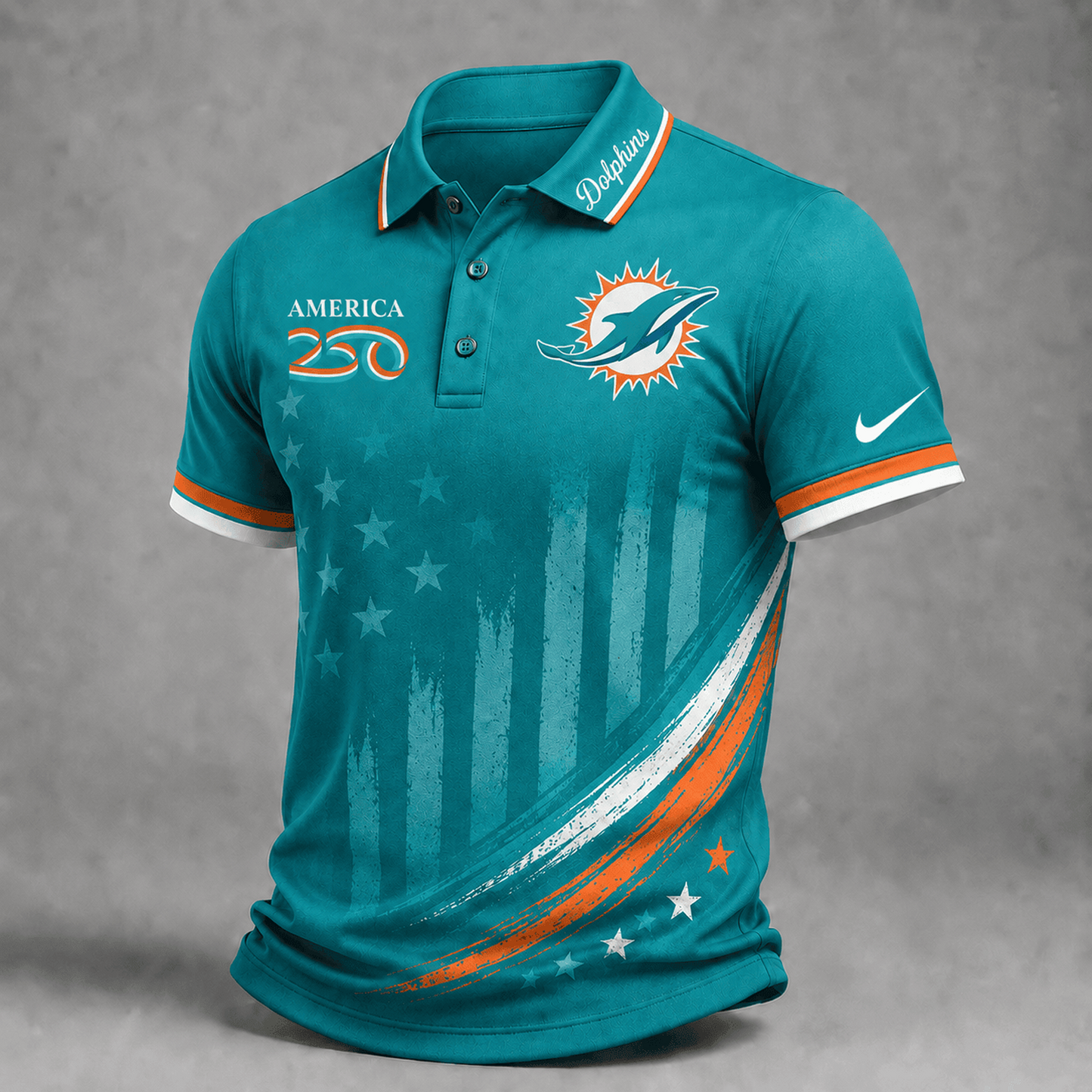 MIA Premium NFL America 250 Limited Edition Polo Shirt 2406