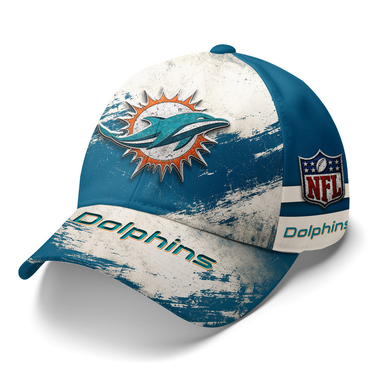 MIA x NFL Grunge Style Team Premium Cap 0207