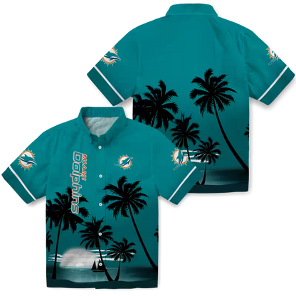 MIA x NFL Hawaiian Shirt ƒ?? Beach Sunset DATND TANTD 270526