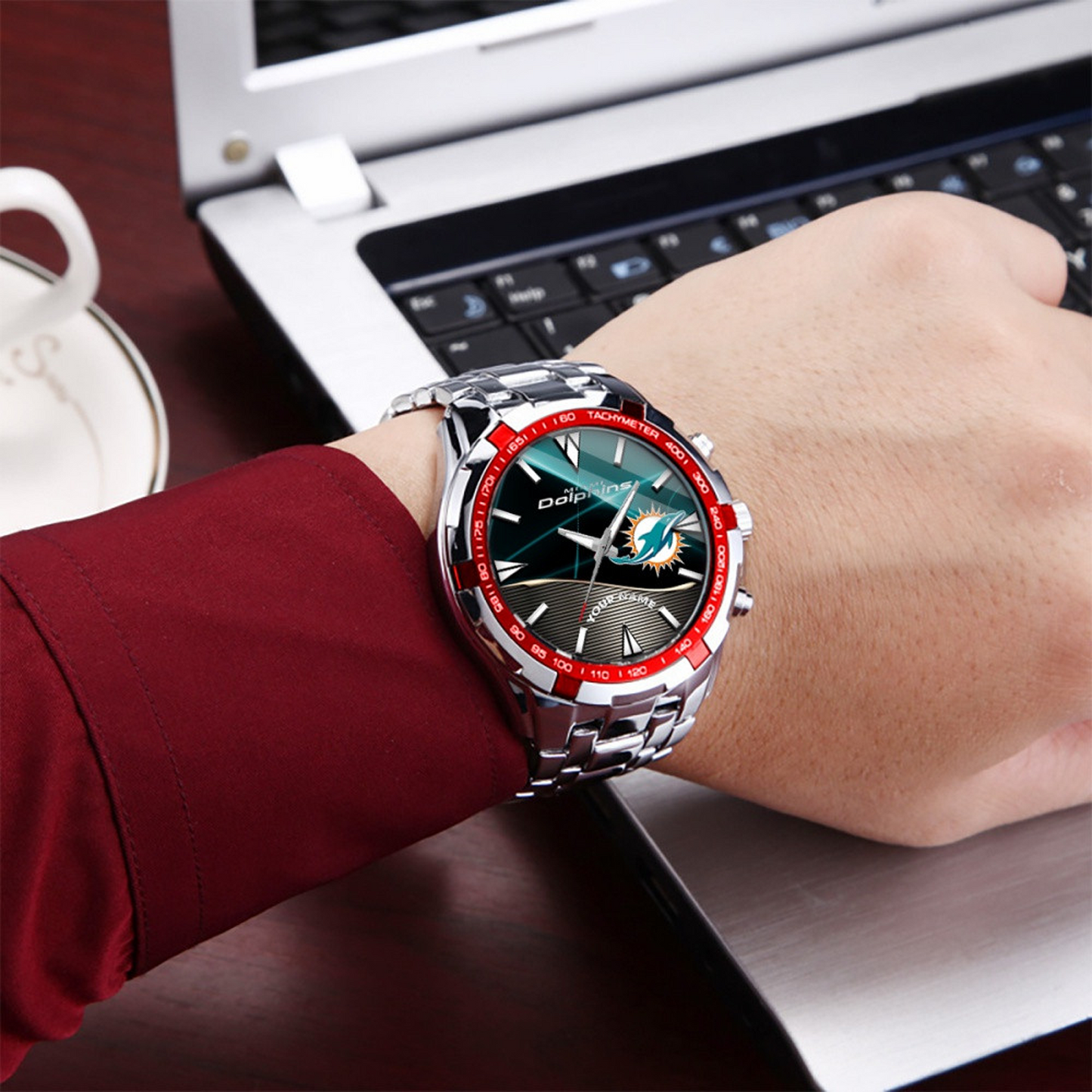 MIA x NFL Luxury Alloy Watch DATND TANTD