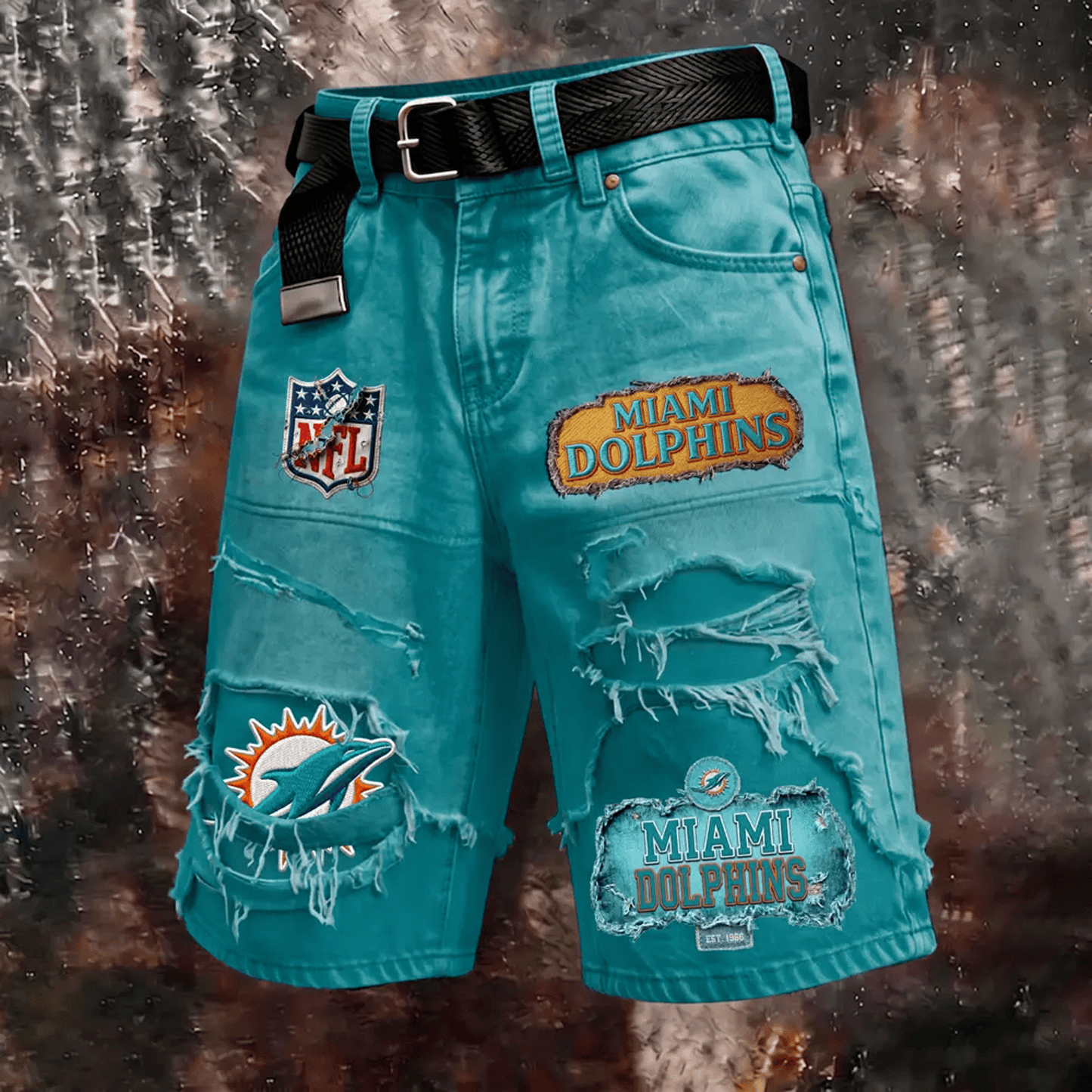 MIA x NFL New Cargo Shorts V1 DATND TANTD 080626