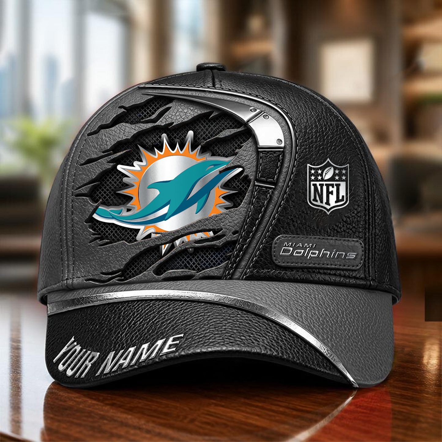 MIA x NFL Premium Multicolor 3D Cap 200626