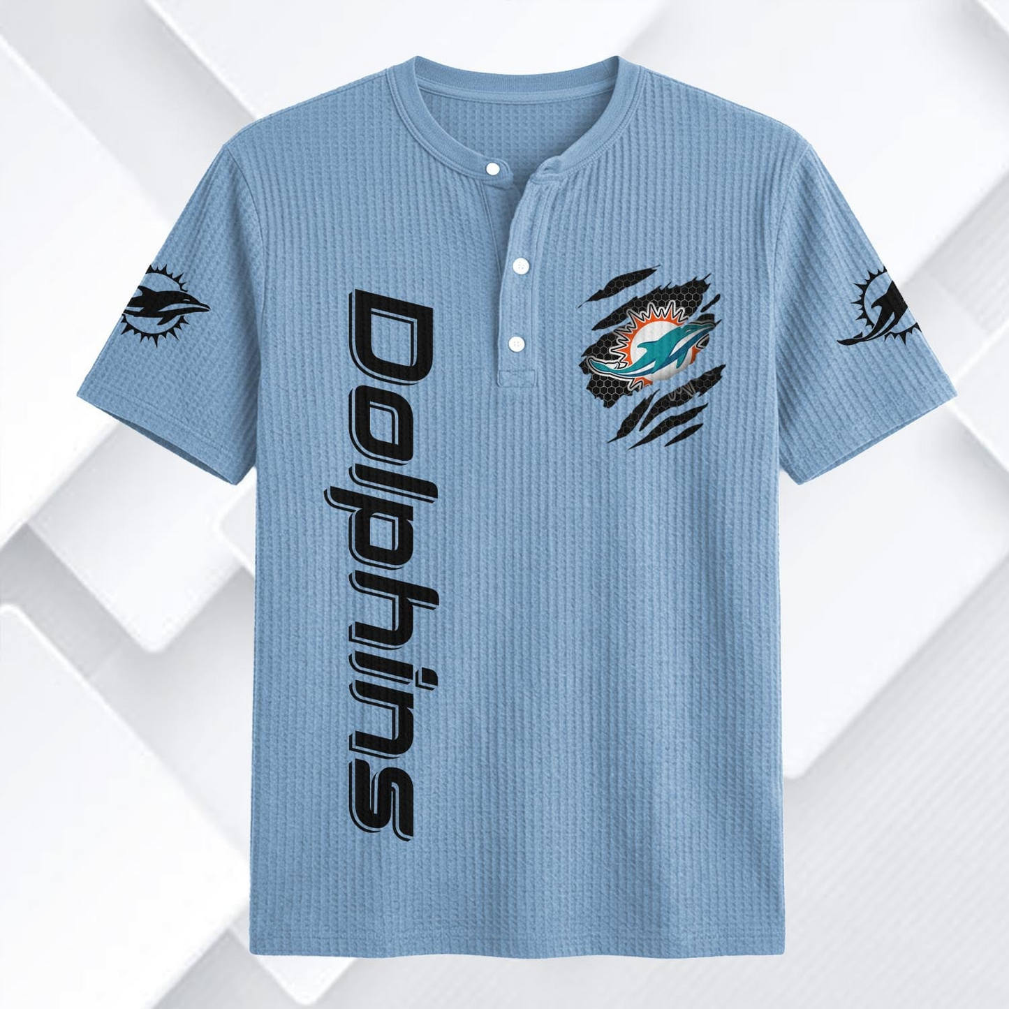 MIA x NFL Waffle Short-Sleeve Shirt 2205 DatND DVT