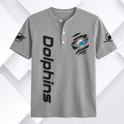 MIA x NFL Waffle Short-Sleeve Shirt 2205 DatND DVT