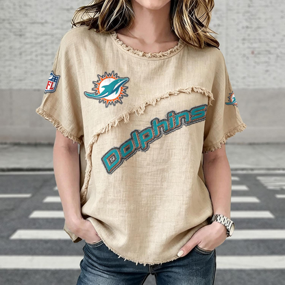 MIA x NFL Womenƒ??s Vintage O-Neck 2905 DatND DVT