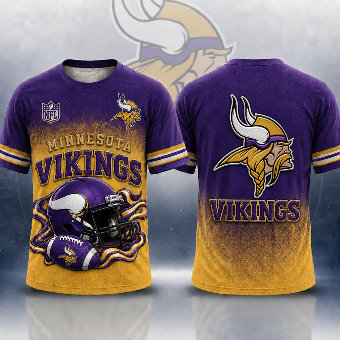 MIN x NFL 3D Shirt 1805 DatND DVT