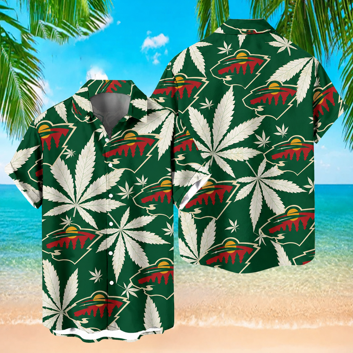 MIN x NHL Hawaiian Shirt 1605 DatND DVT