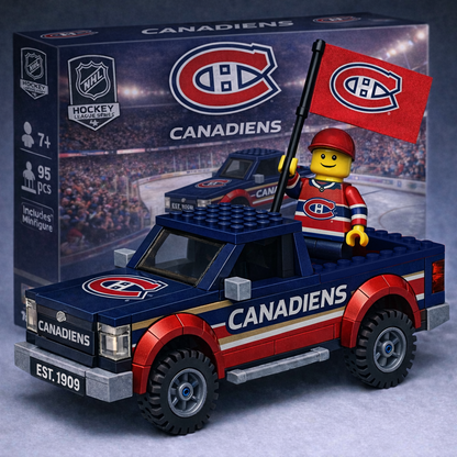 MTL x NHL Building Blocks Truck Toy Set V1 DatND DVT