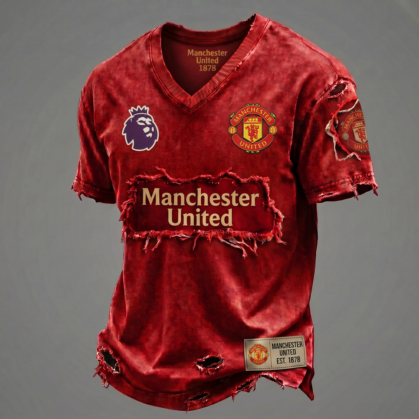 MU X EPL Premium V-Neck T-shirt Gift For Fans 0306 NAK DATND NHT