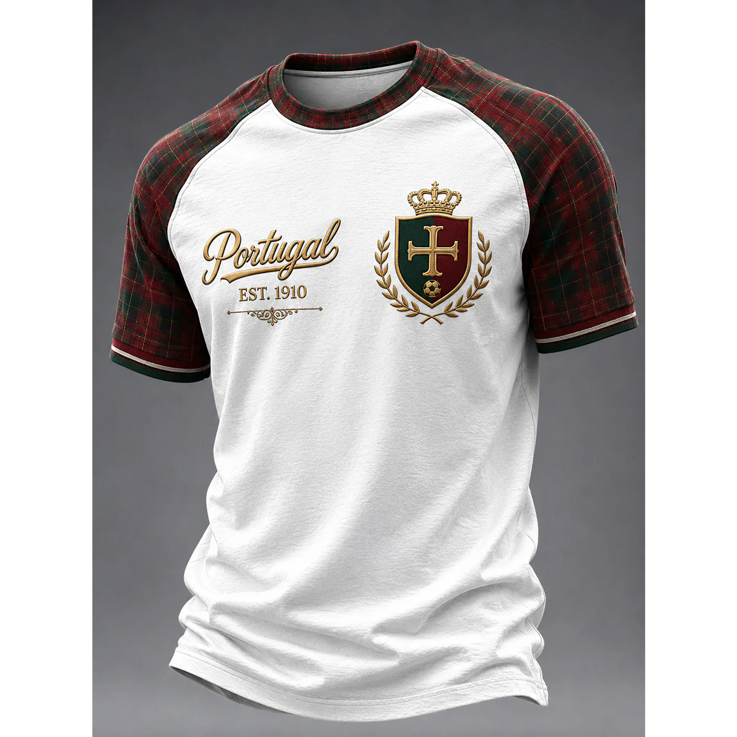 Men's Portugal Football 3D Shirt V6 DATND TANTD 050626