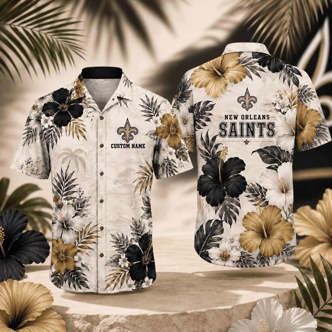 NOS x NFL Tropical Floral Hawaiian Shirt 160626