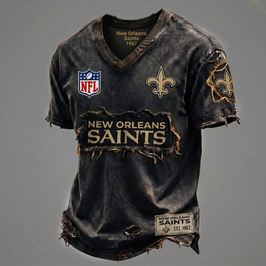 NOS NFL Premium V-Neck T-shirt Gift For Fans 0306 NAK DATND TTT