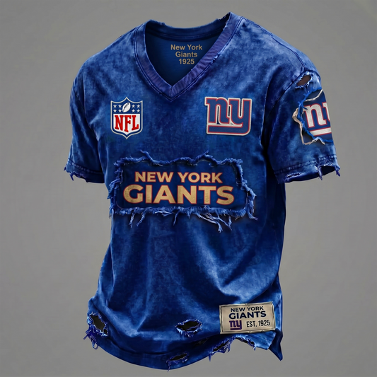 NYG NFL Premium V-Neck T-shirt Gift For Fans 0306 NAK DATND TTT