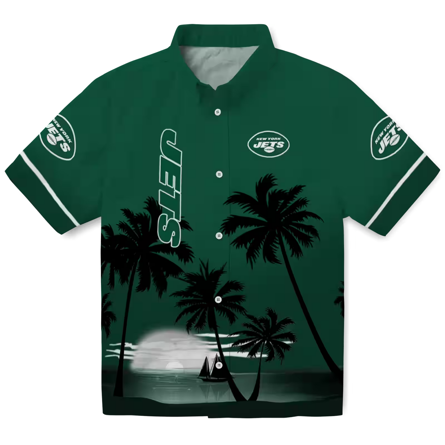 NYJ x NFL Hawaiian Shirt ƒ?? Beach Sunset DATND TANTD 270526
